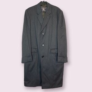 Burberry Gray Pea Coat